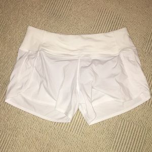 White Women’s Lululemon Shorts